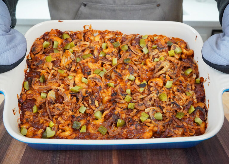 Vegan Cheeseburger Casserole